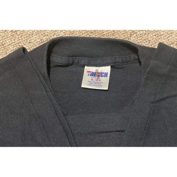 Vintage 90s XL Trench Chicago Bulls NBA Michael Jordan Single Stitch T-Shirt - Picture 5 of 7